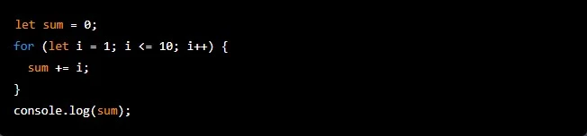bucle for - Ejemplo 2 bucle for - Ejemplo 2